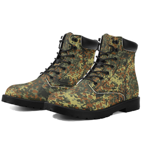 German Flectarn Camo (Brown) Mens All Season Leather Boots