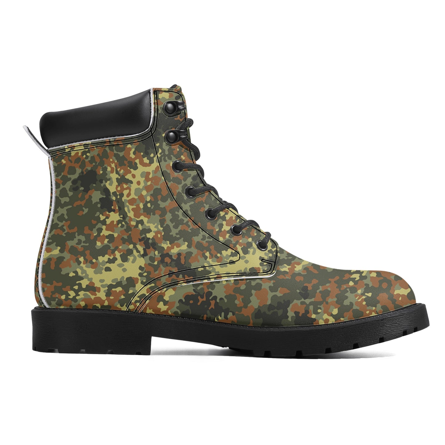 German Flectarn Camo (Brown) Mens All Season Leather Boots