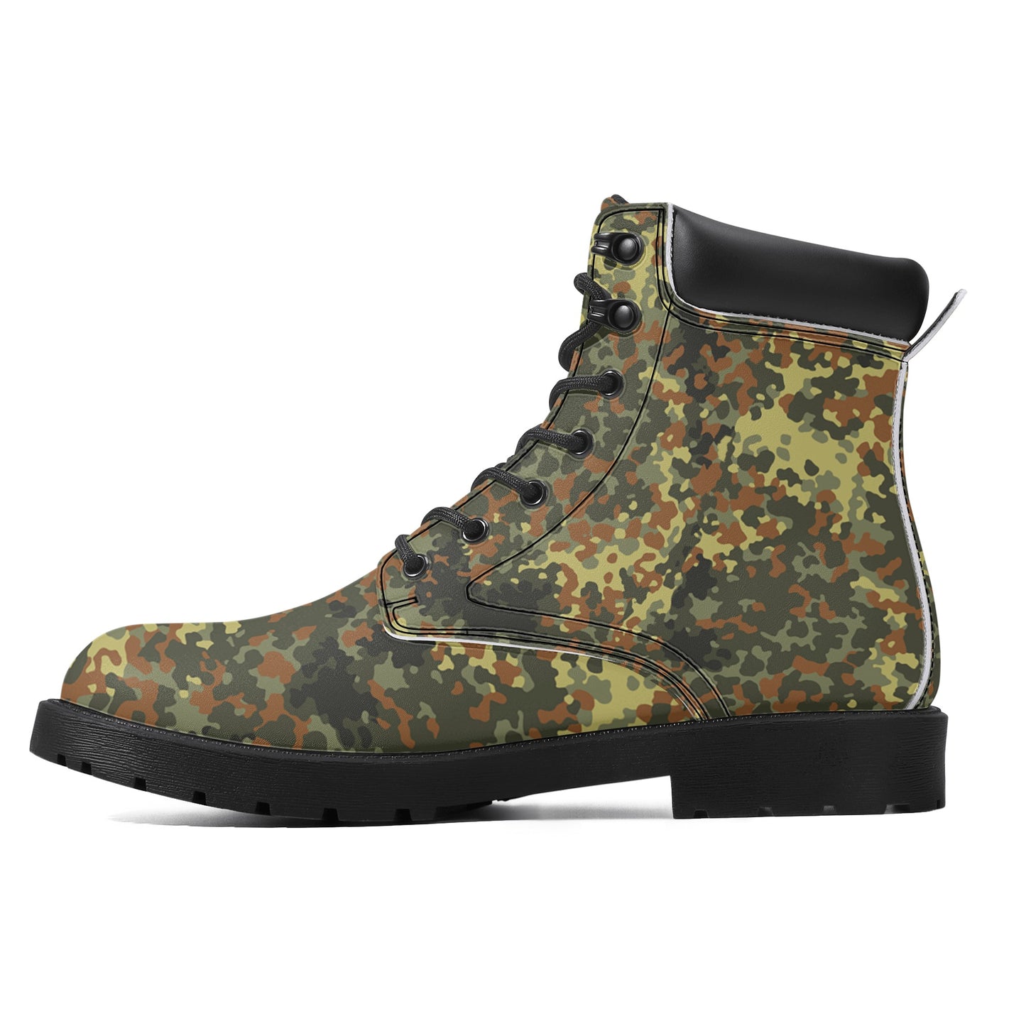 German Flectarn Camo (Brown) Mens All Season Leather Boots
