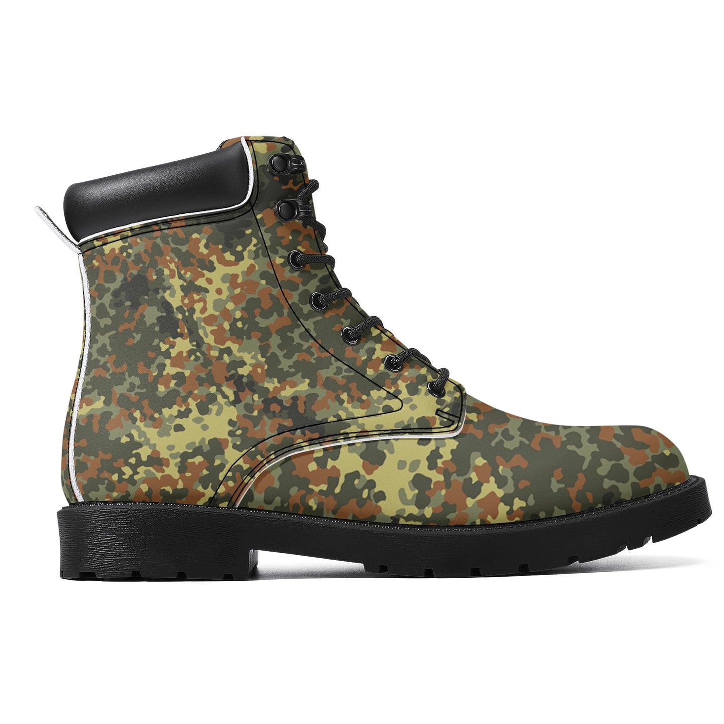 German Flectarn Camo (Brown) Mens All Season Leather Boots