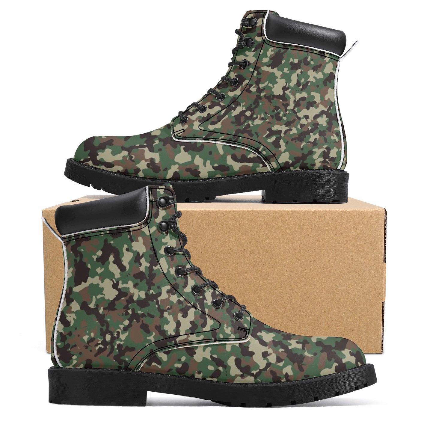 Texas Outdoors and More Camo Mens All Season Leather Boots
