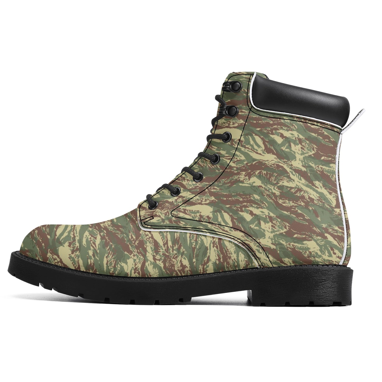 Rhodesian Camo Mens All Season Leather Boots
