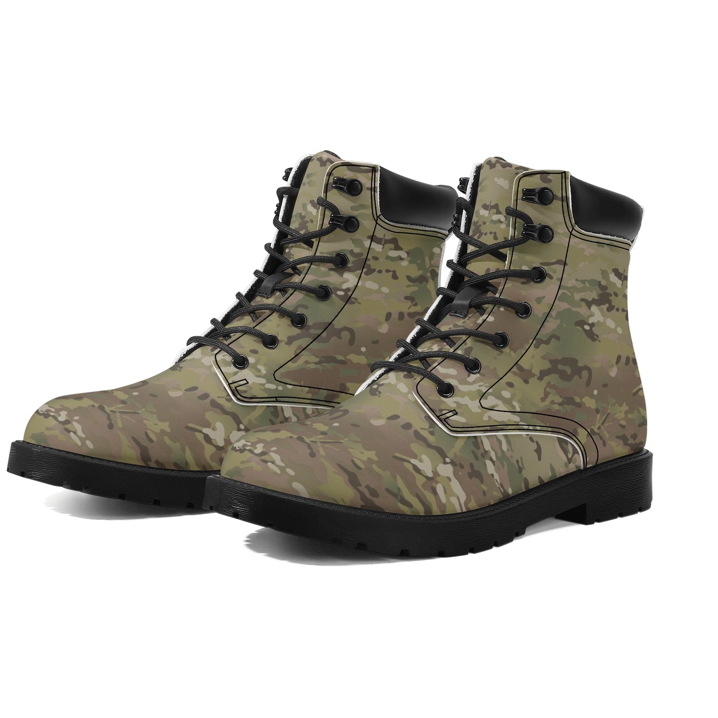 Multicam Mens All Season Leather Boots
