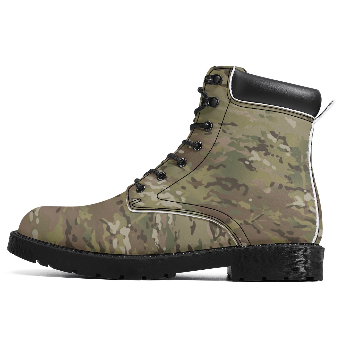 Multicam Mens All Season Leather Boots