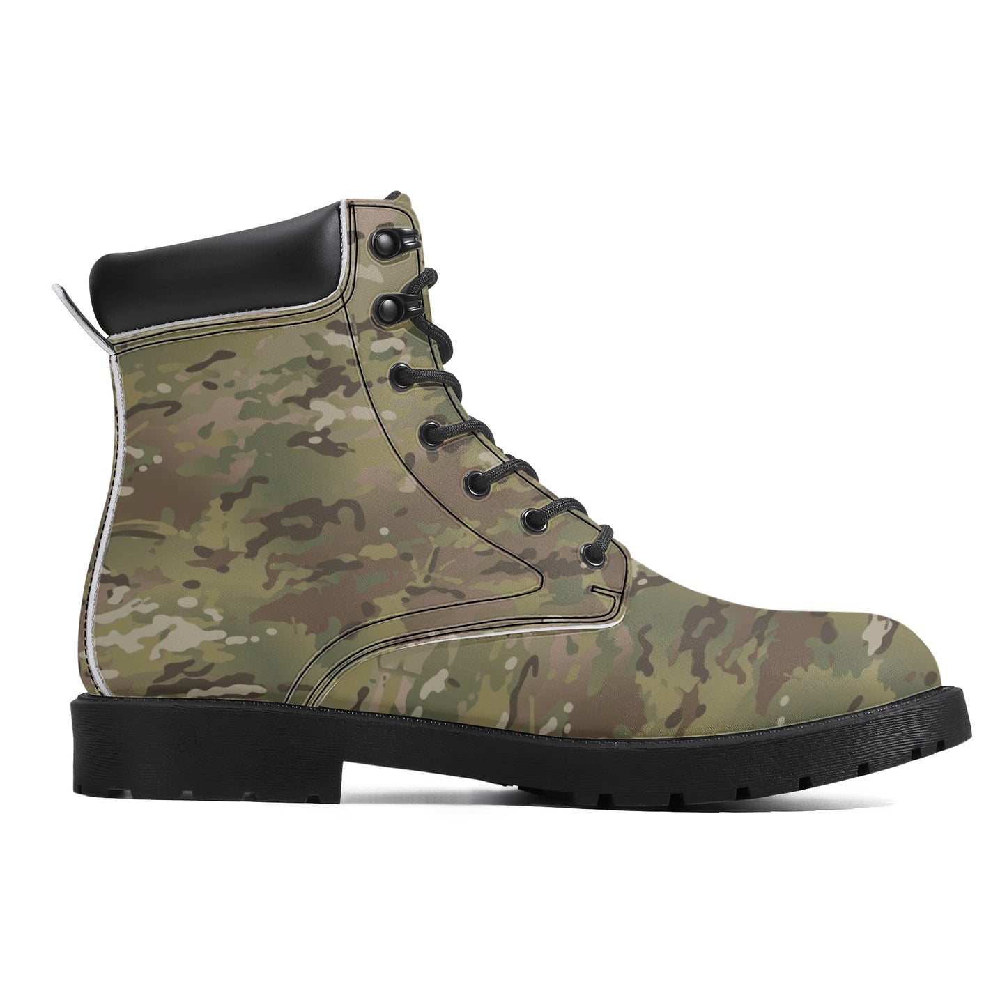 Multicam Mens All Season Leather Boots