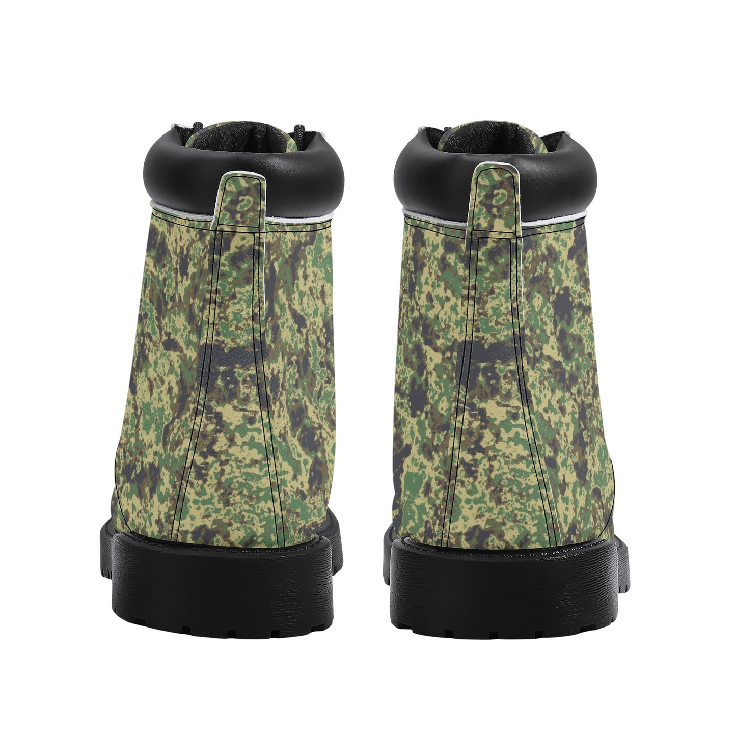 No line Topo Camo Mens All Season Leather Boots