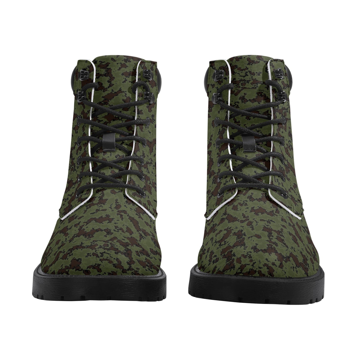 Frog Skin Camo Mens All Season Leather Boots