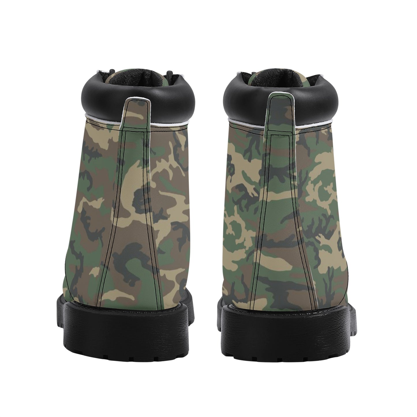 BDU Camo Mens All Season Leather Boots