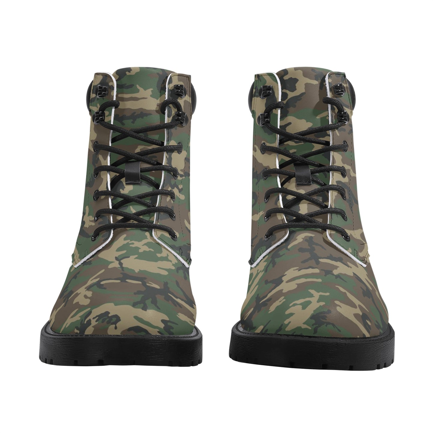 BDU Camo Mens All Season Leather Boots