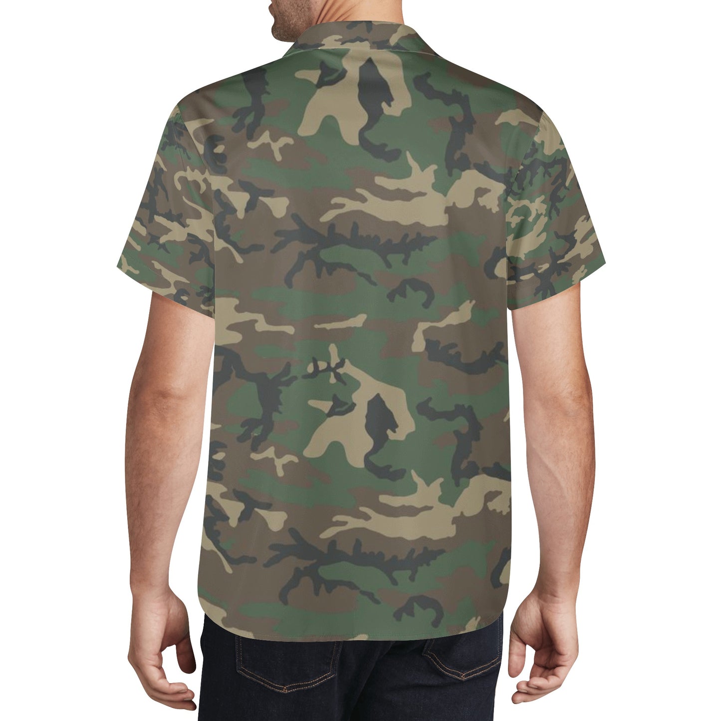 BDU Camo Mens Hawaiian Shirt