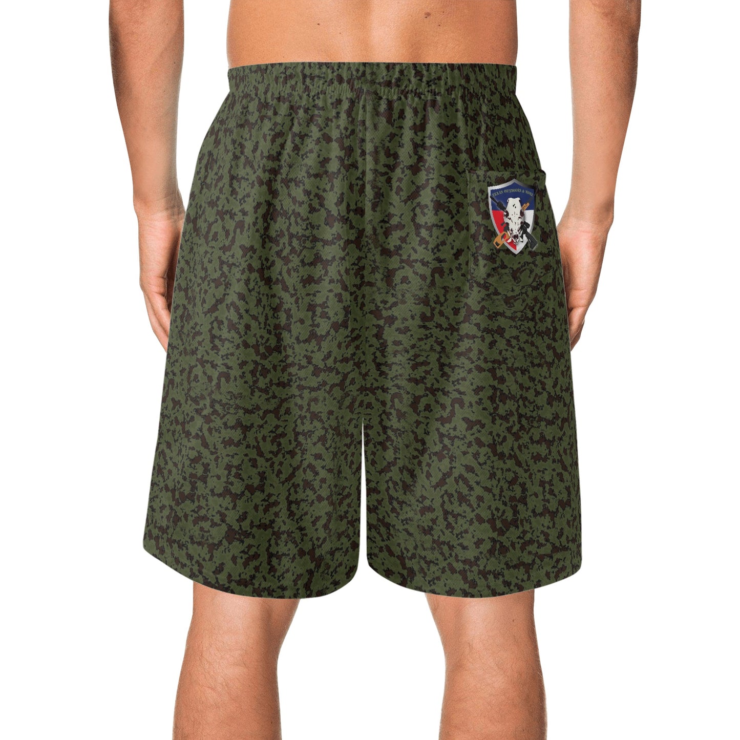 Frog Skin Mens Lightweight Beach Shorts