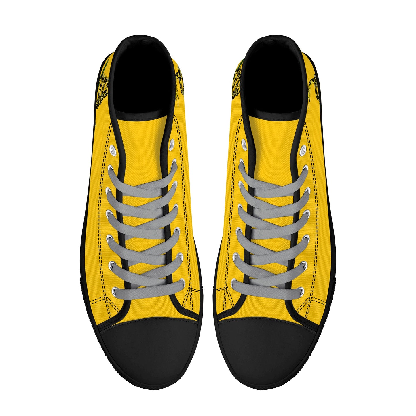 Don't Tread on Me, Mens Canvas High Top