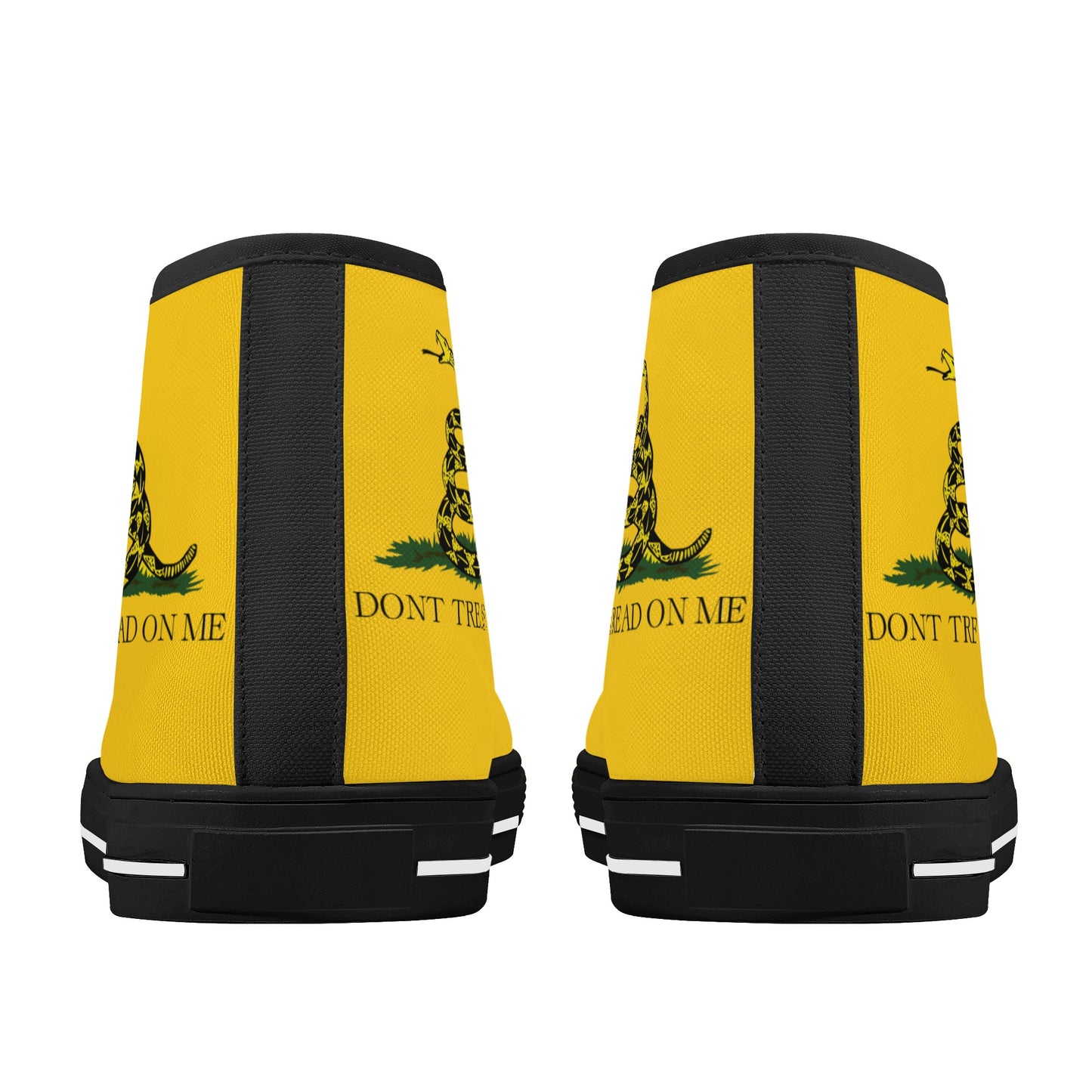 Don't Tread on Me, Mens Canvas High Top