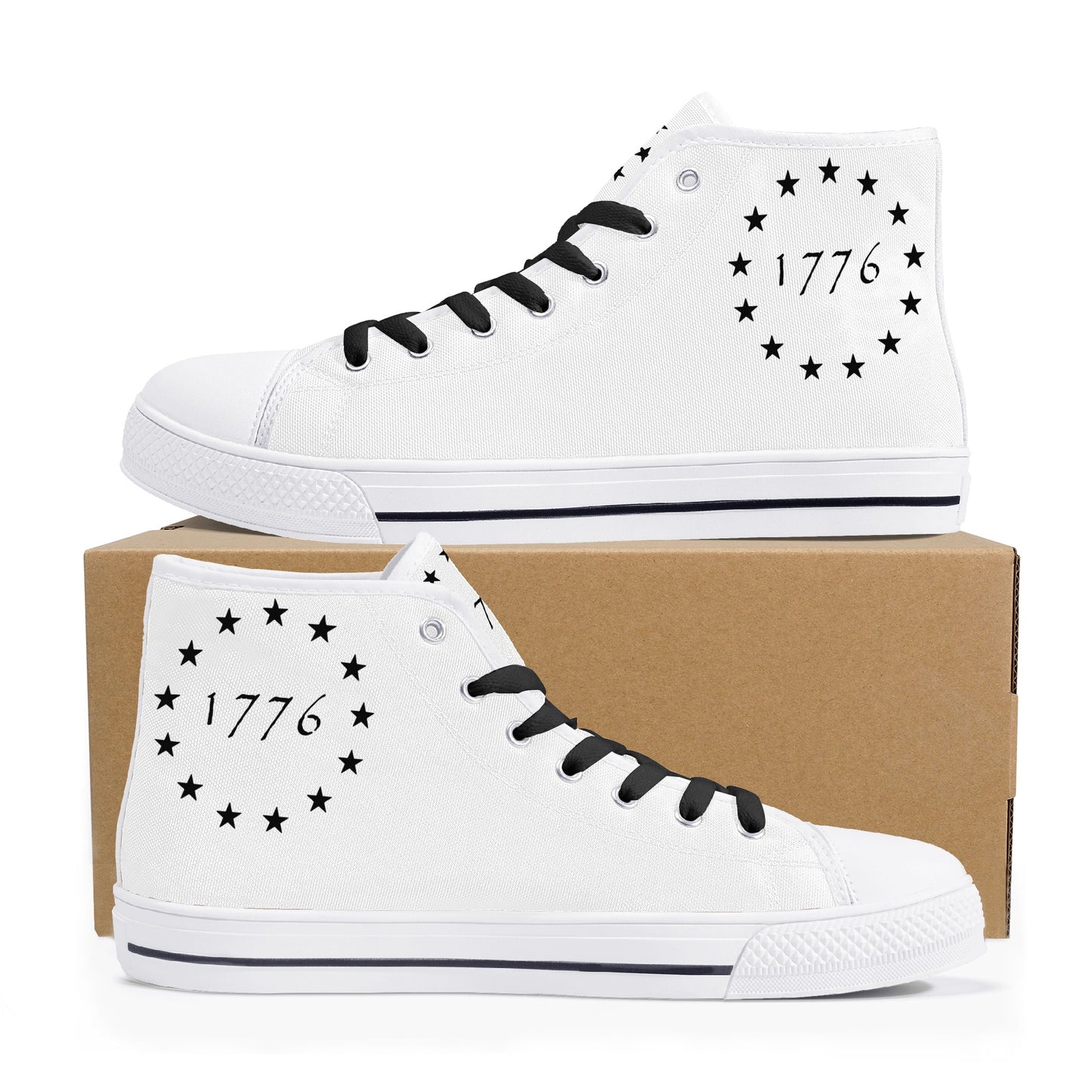 1776, Mens Canvas High Tops