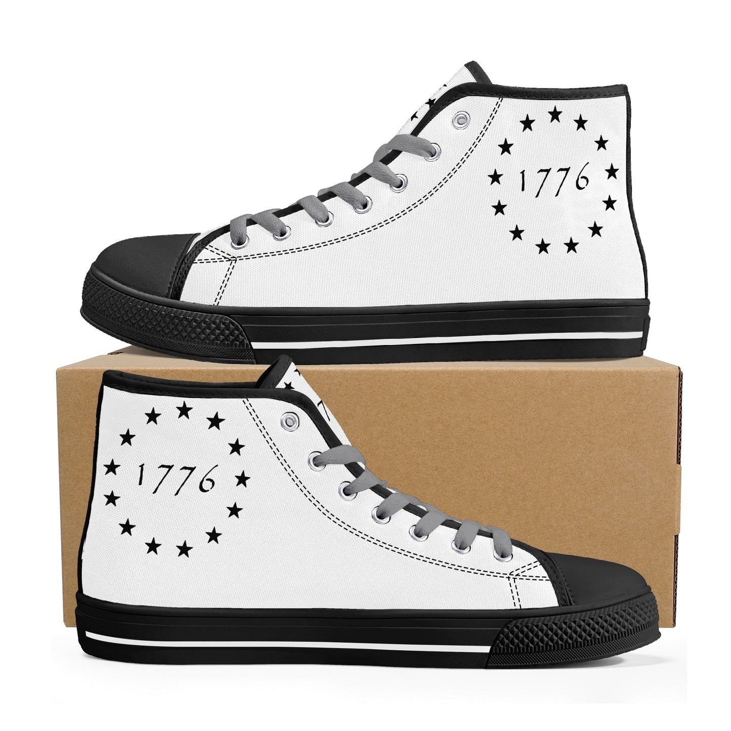 1776, Mens Canvas High Tops