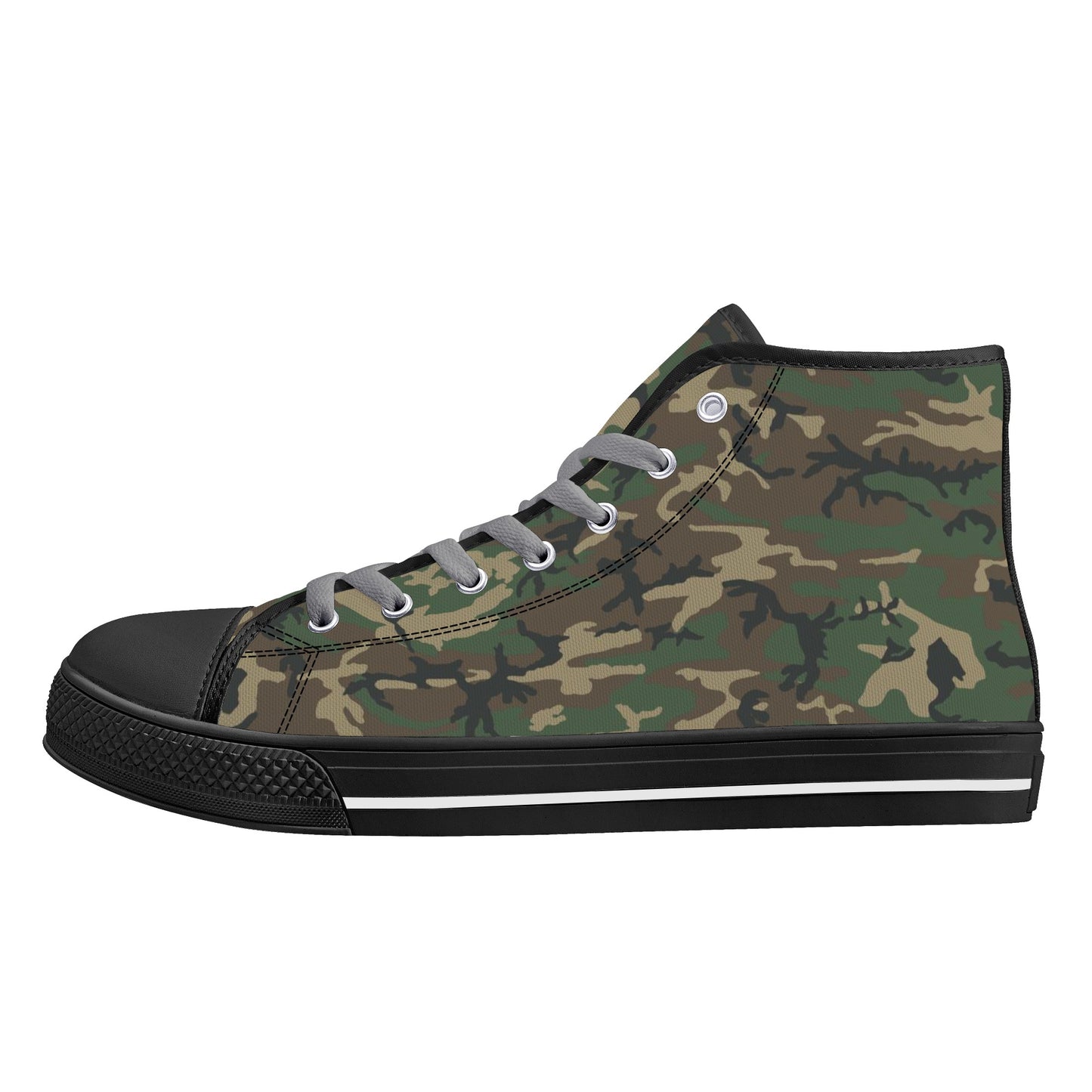 BDU Camo, Mens Canvas High Top