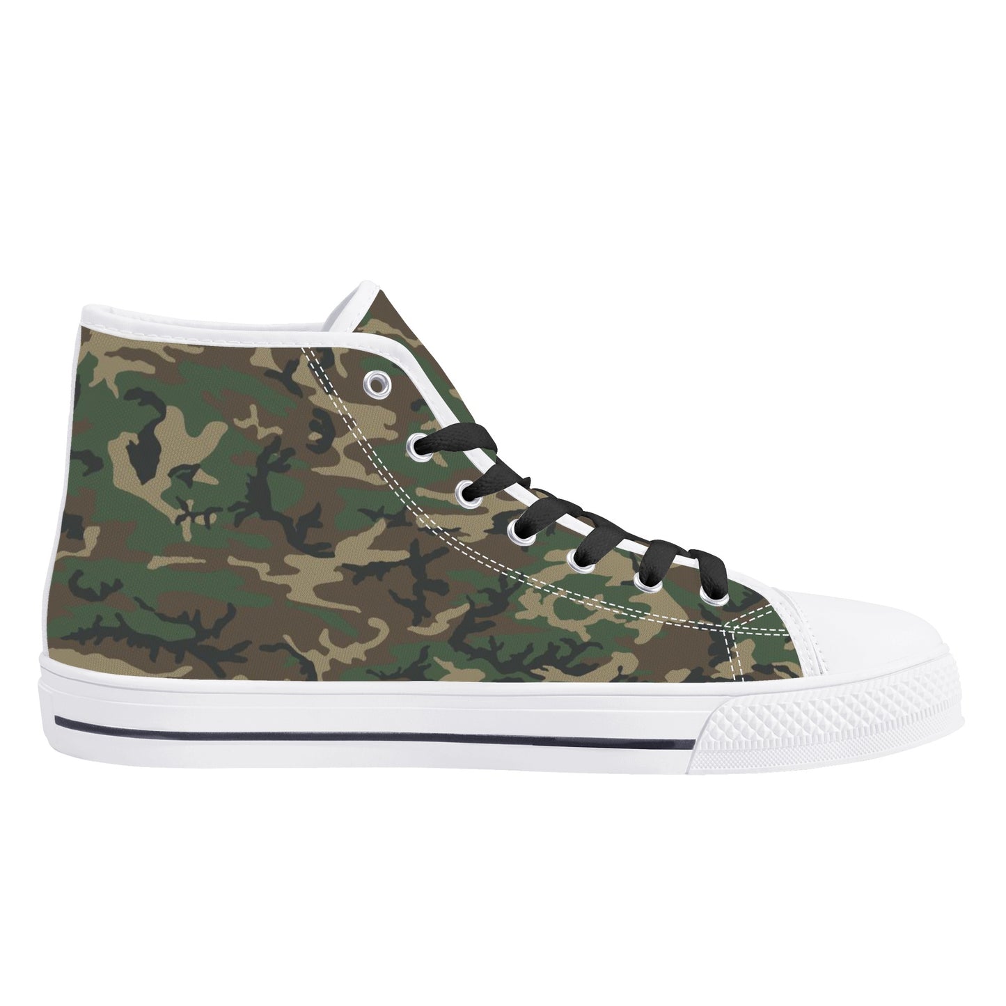 BDU Camo, Mens Canvas High Top