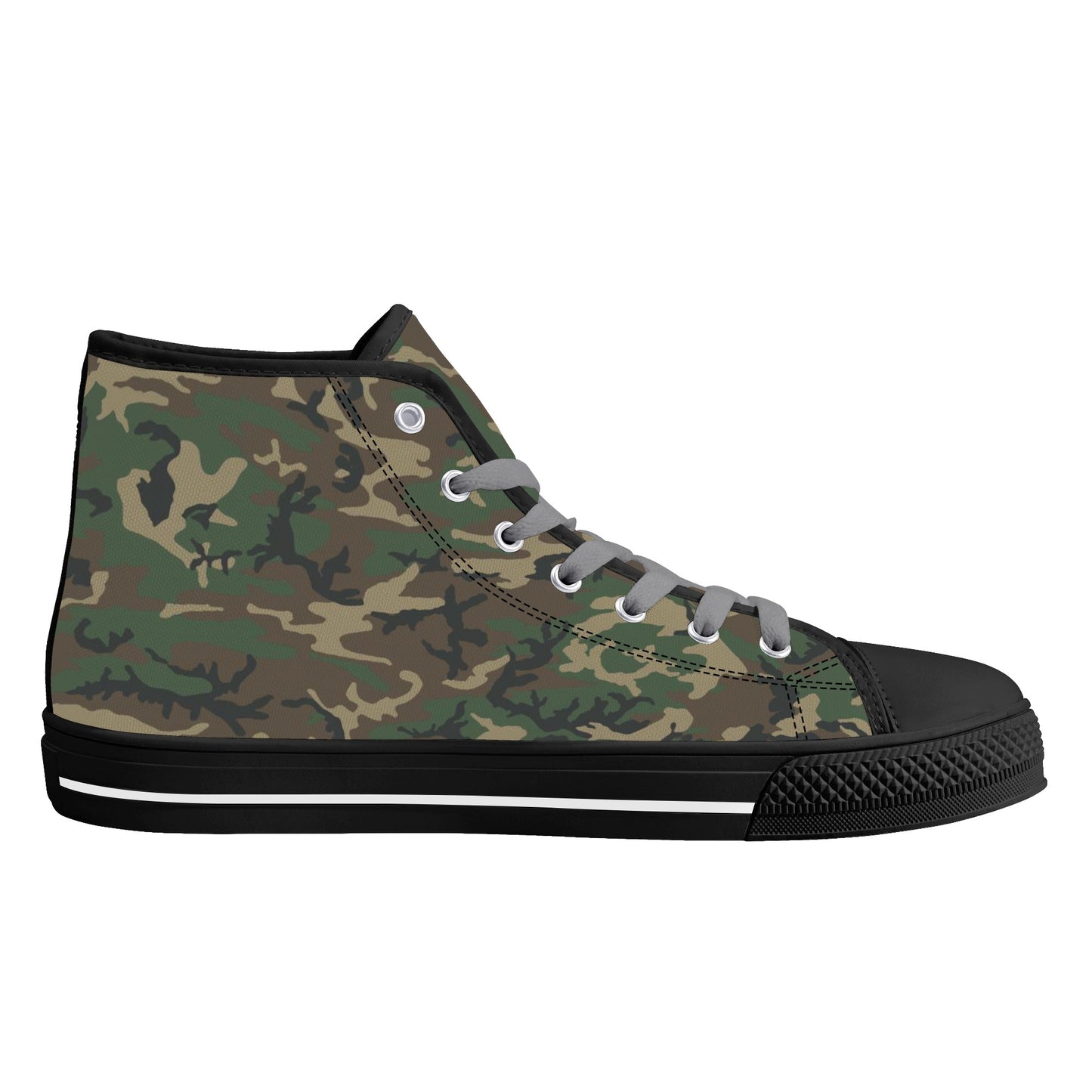 BDU Camo, Mens Canvas High Top