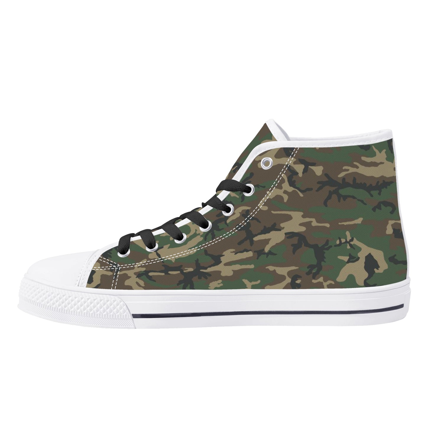 BDU Camo, Mens Canvas High Top