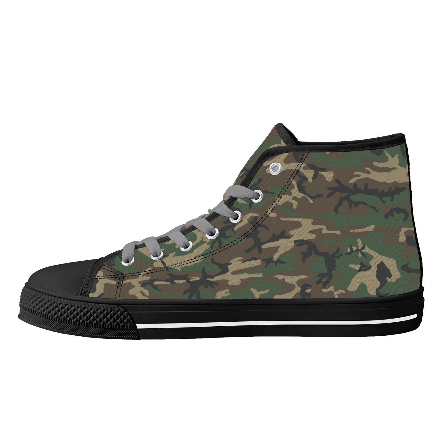 BDU Camo, Mens Canvas High Top