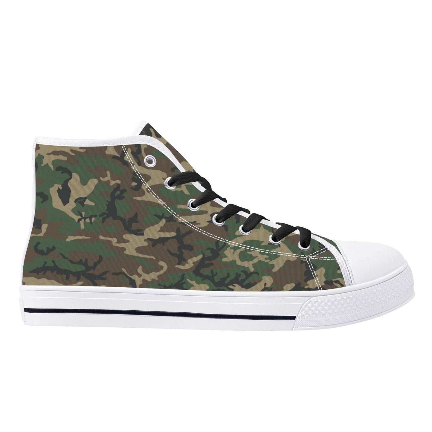 BDU Camo, Mens Canvas High Top