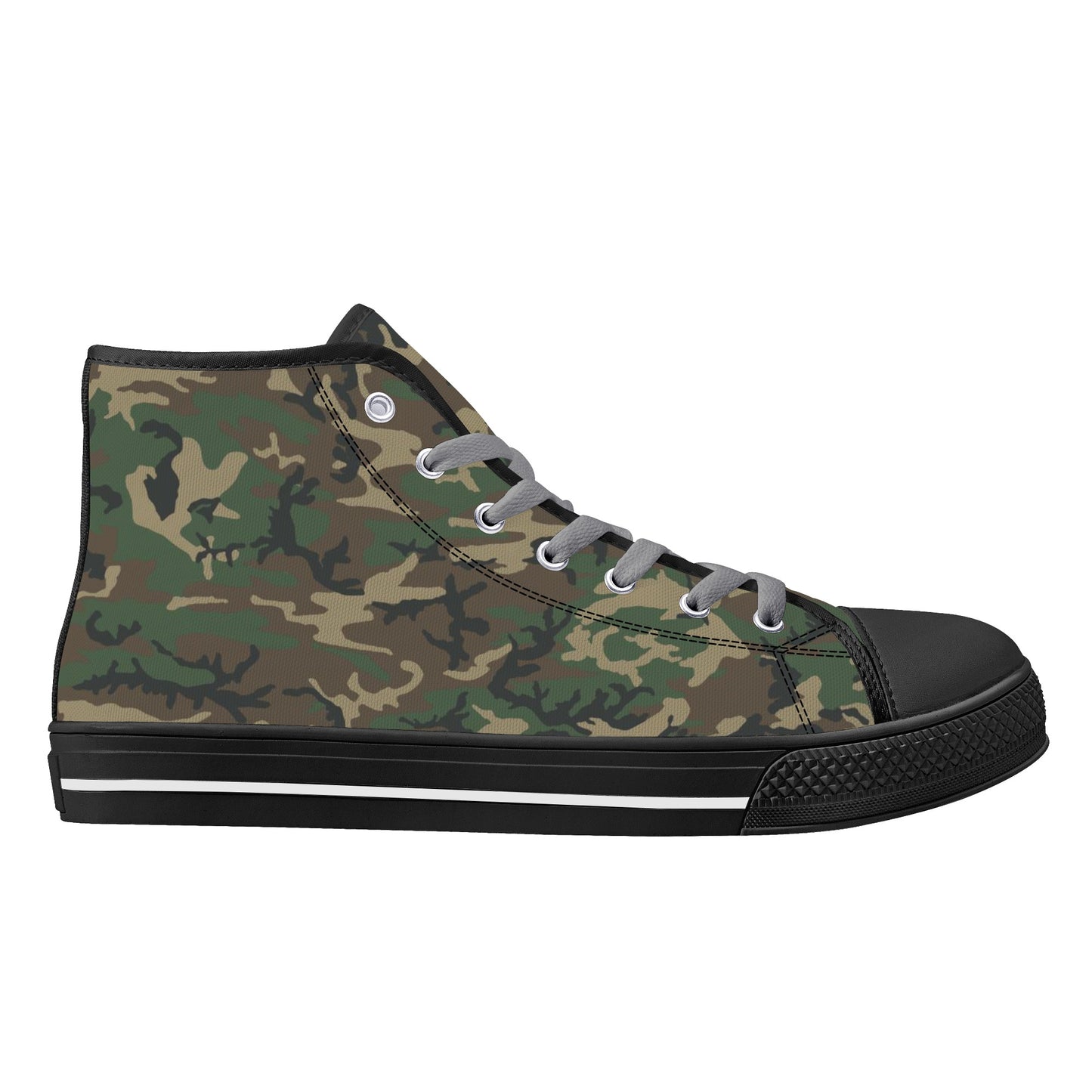 BDU Camo, Mens Canvas High Top