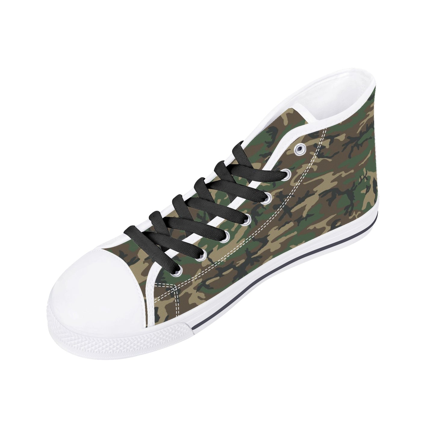 BDU Camo, Mens Canvas High Top