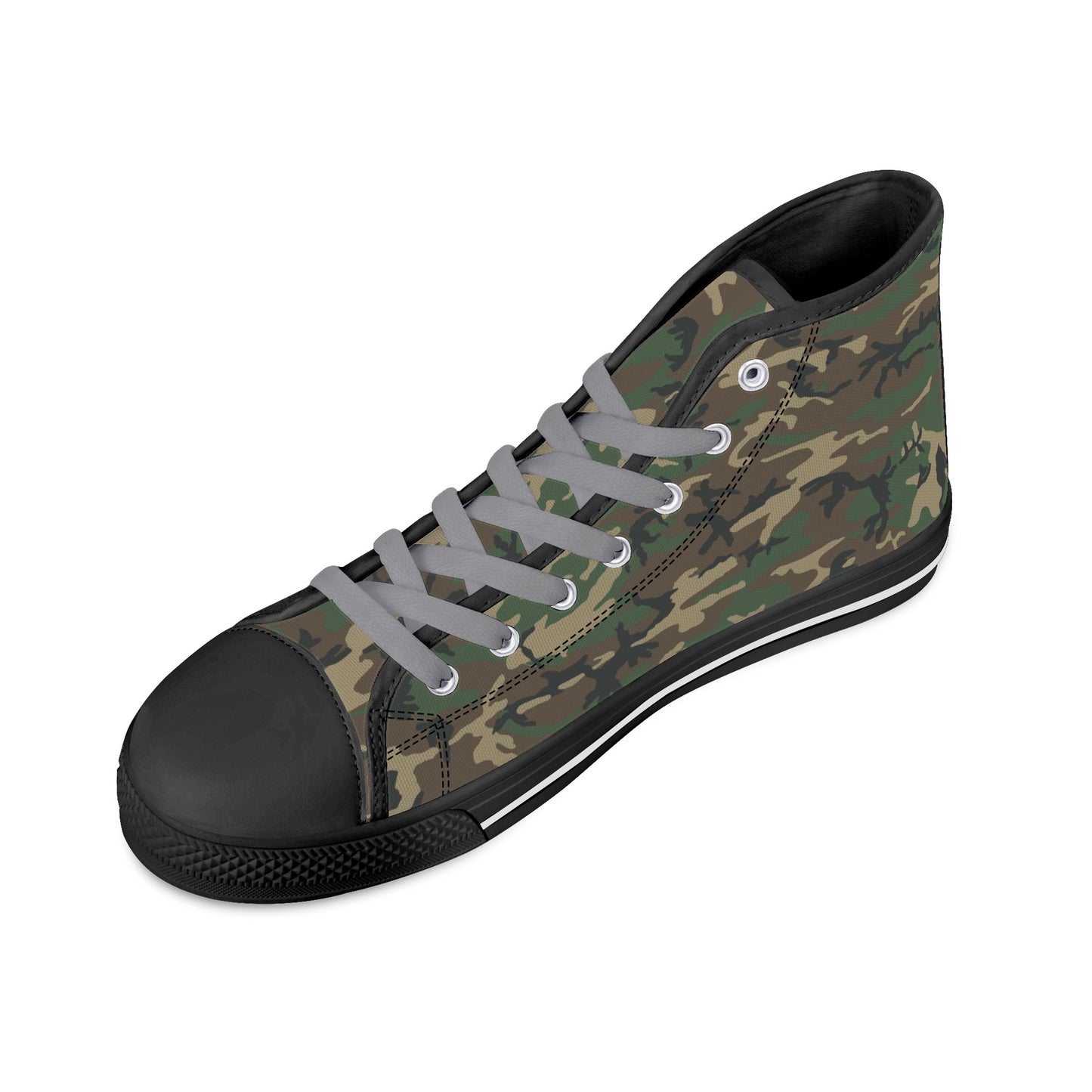 BDU Camo, Mens Canvas High Top