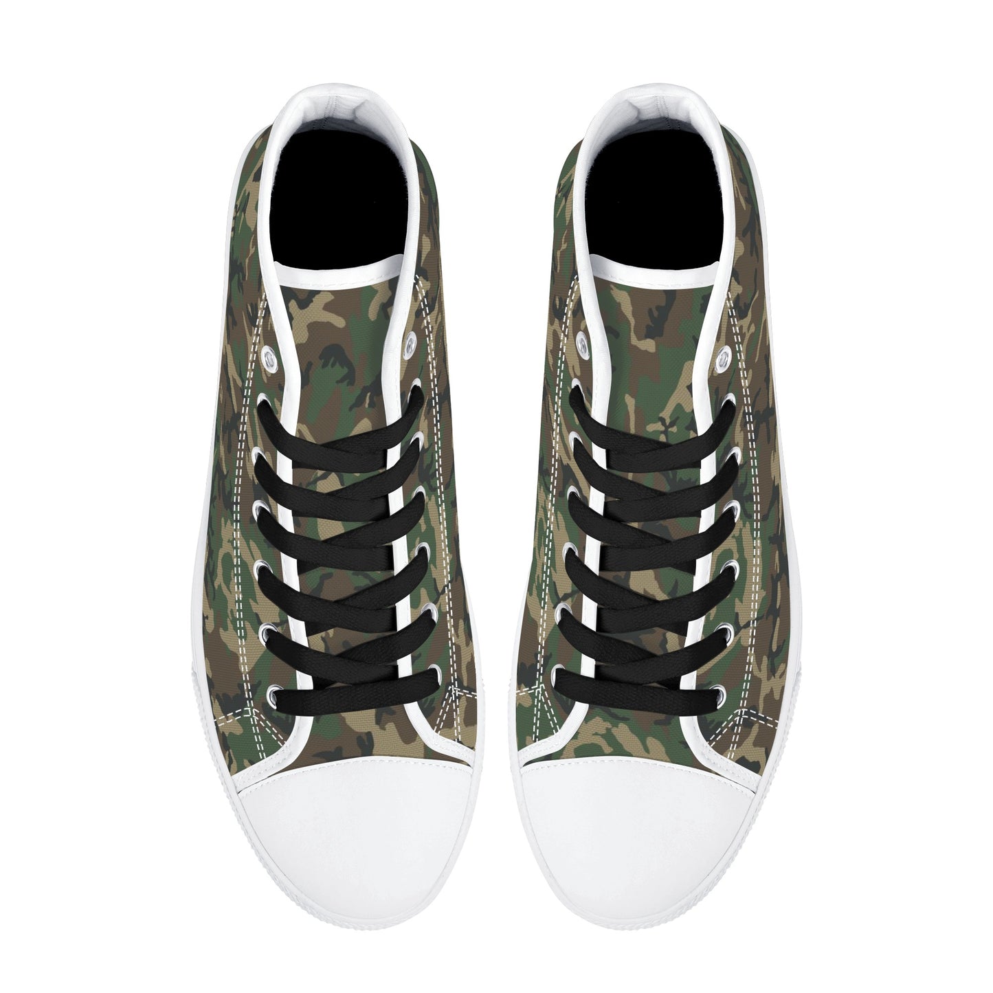 BDU Camo, Mens Canvas High Top