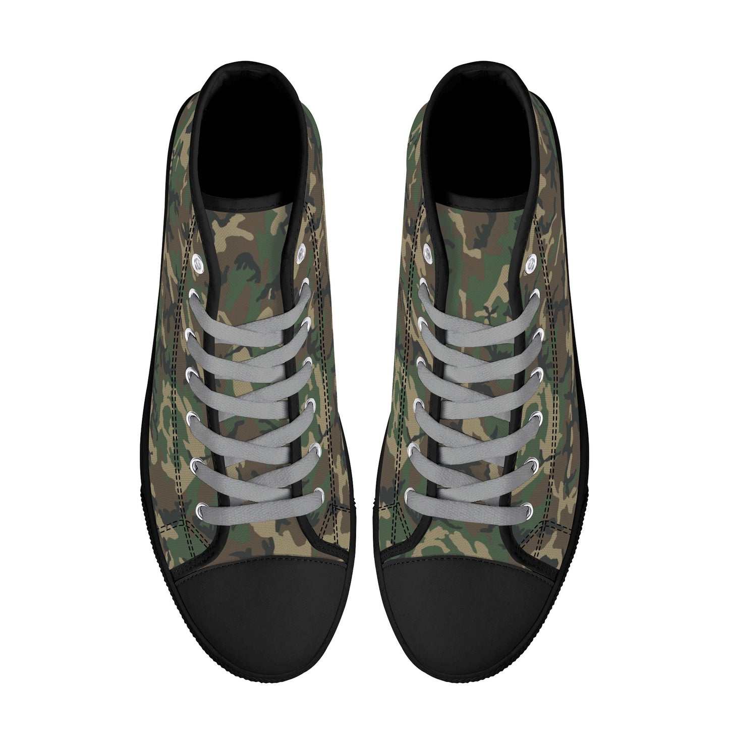 BDU Camo, Mens Canvas High Top
