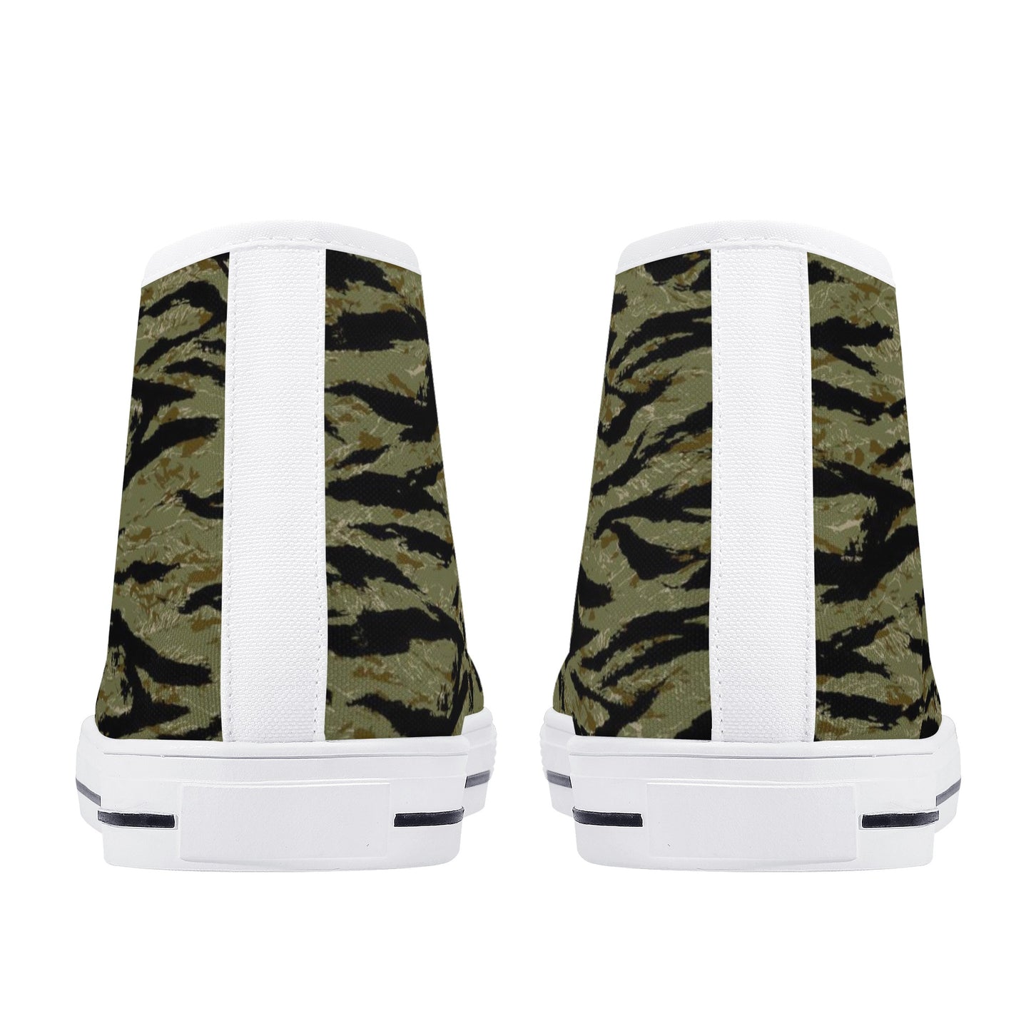 Tiger Stripe Camo, Mens Canvas High Top
