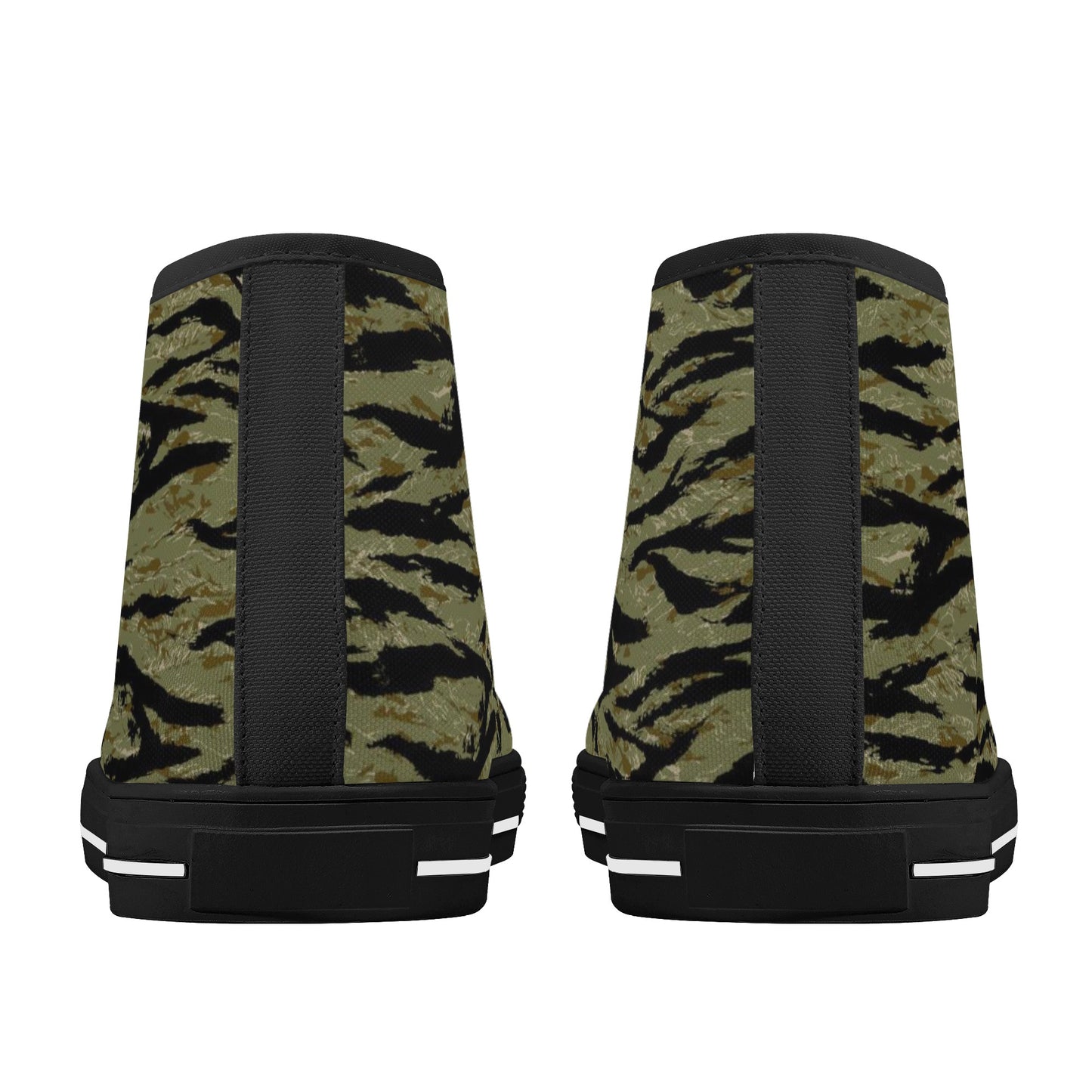 Tiger Stripe Camo, Mens Canvas High Top