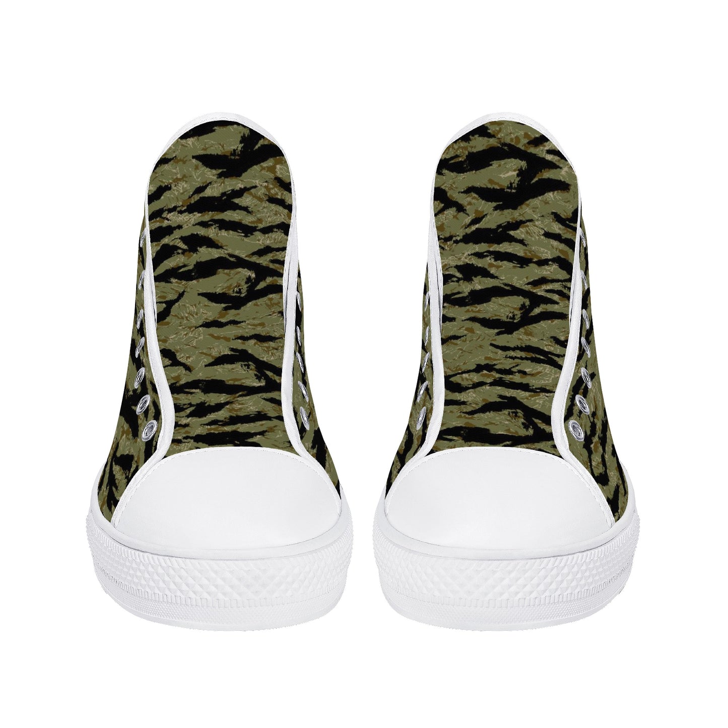 Tiger Stripe Camo, Mens Canvas High Top