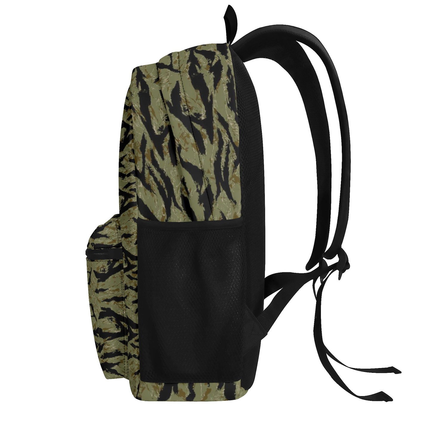 Tiger Stripe Camo Polyester Vintage Backpack