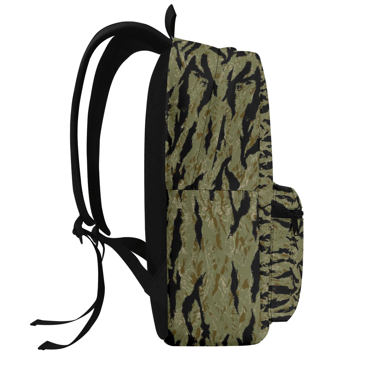 Tiger Stripe Camo Polyester Vintage Backpack