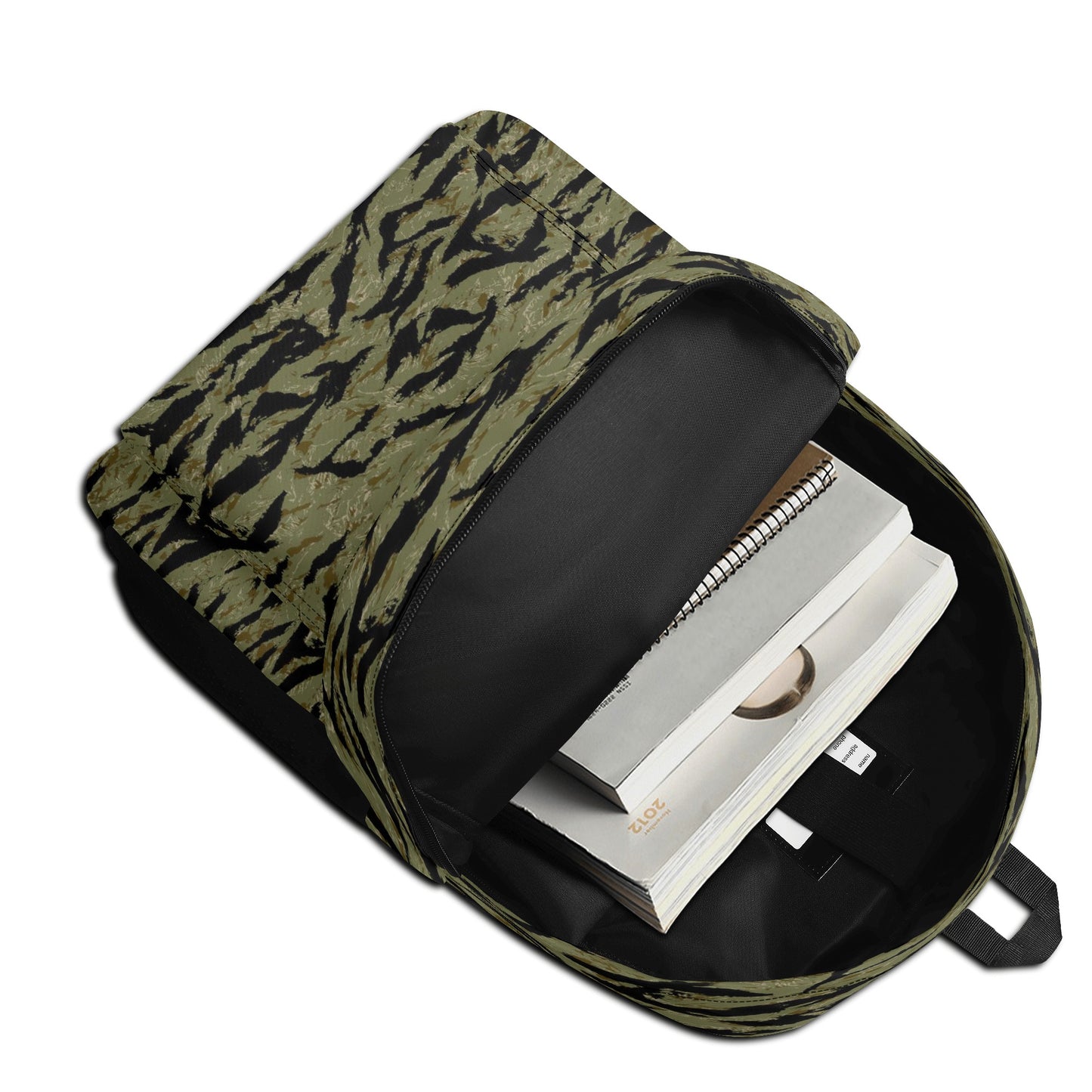 Tiger Stripe Camo Polyester Vintage Backpack