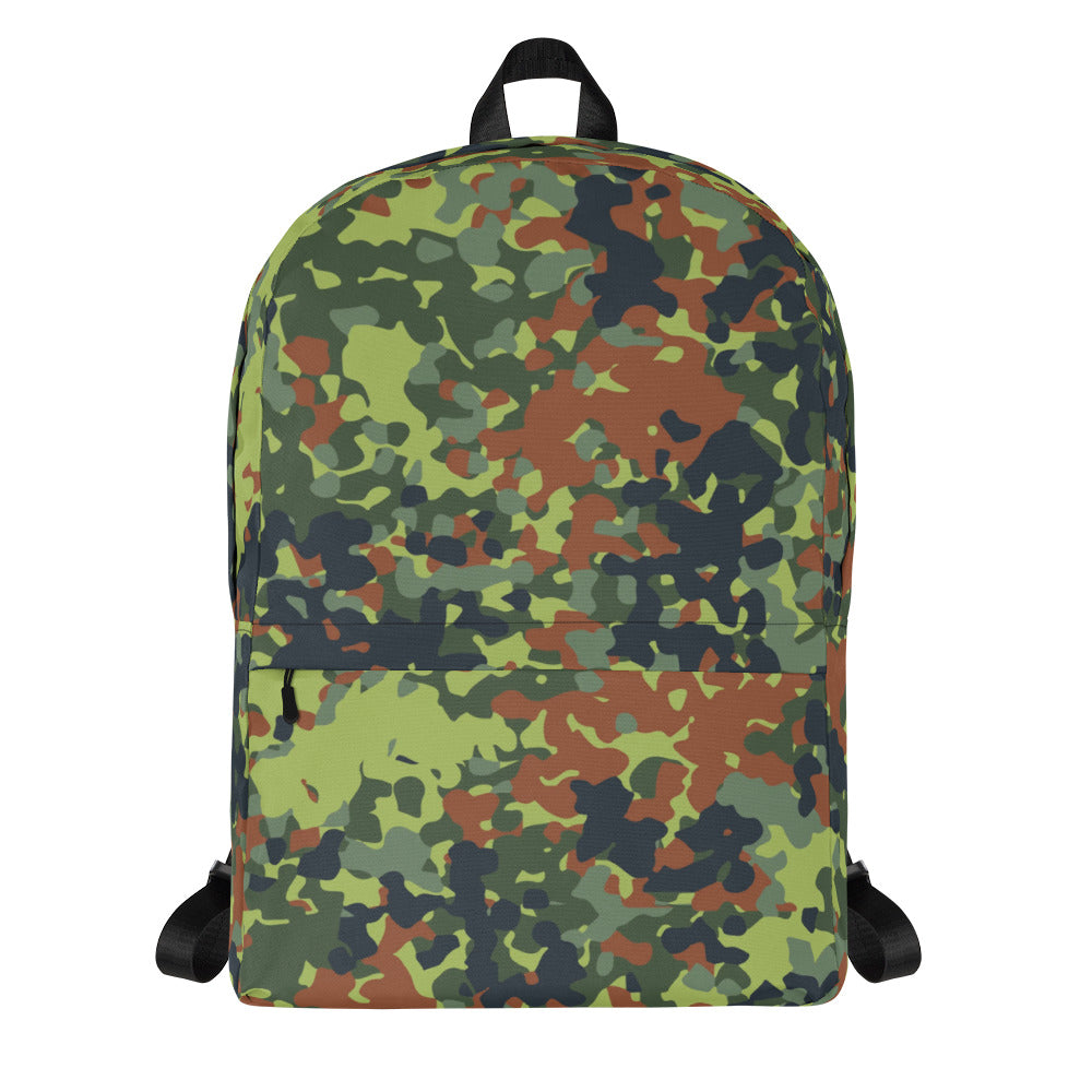 German Flecktarn Camo (Light Green) Backpack