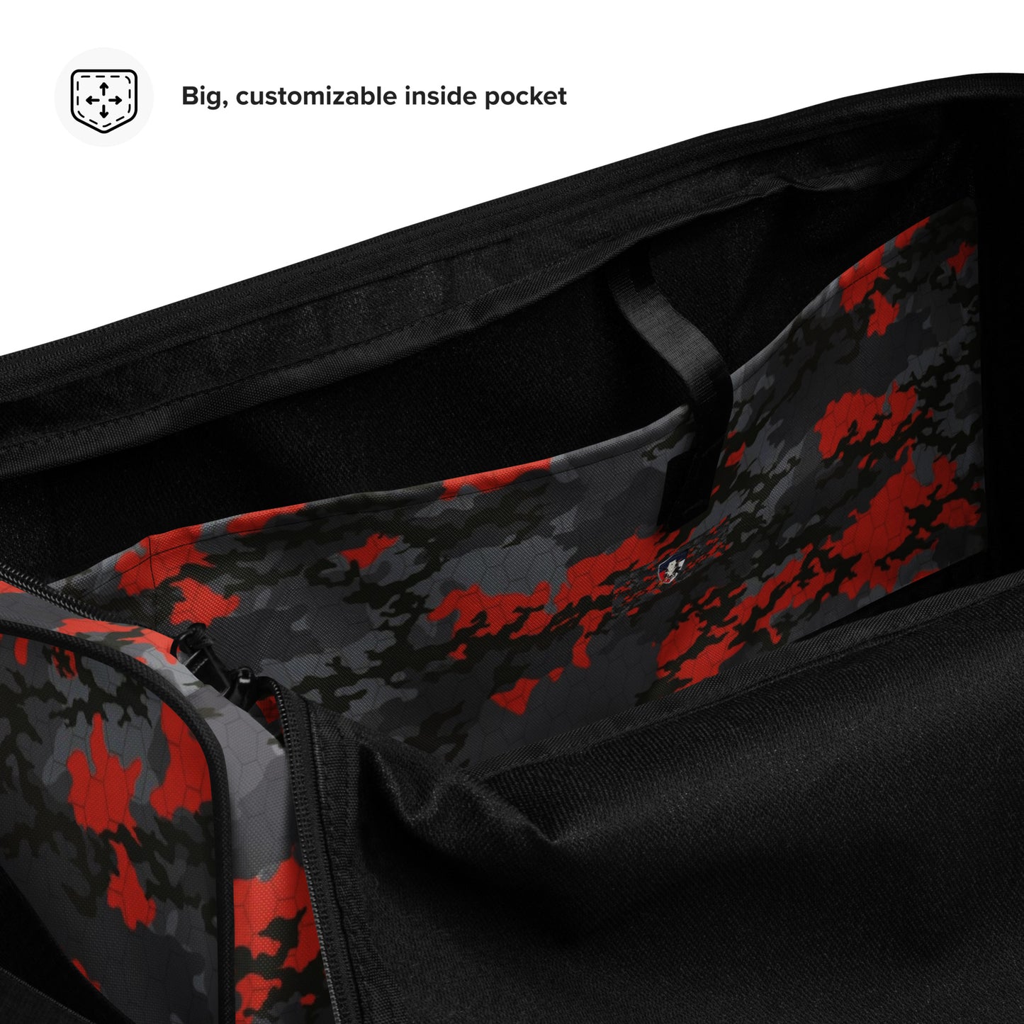 Red Urban Honey Comb Camo Duffle bag