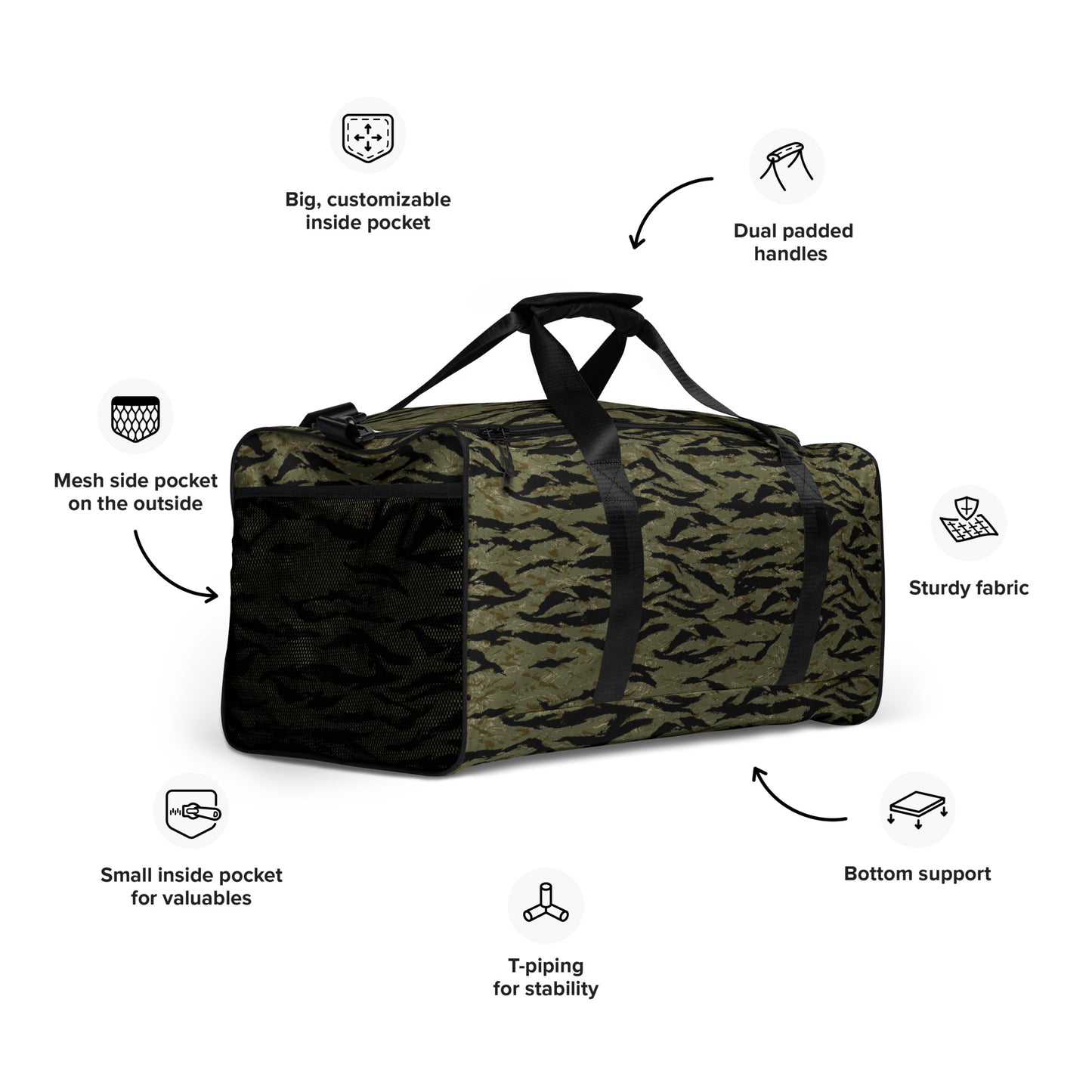 Tiger Stripe Camo Duffle bag