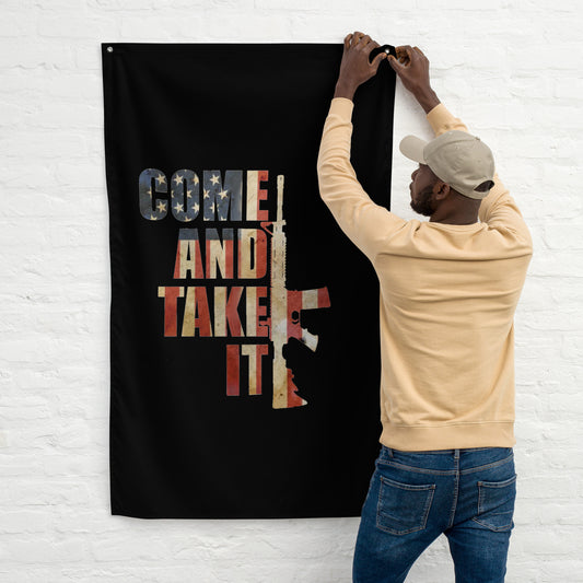 Come and Take It (Red, White, and Blue) Flag