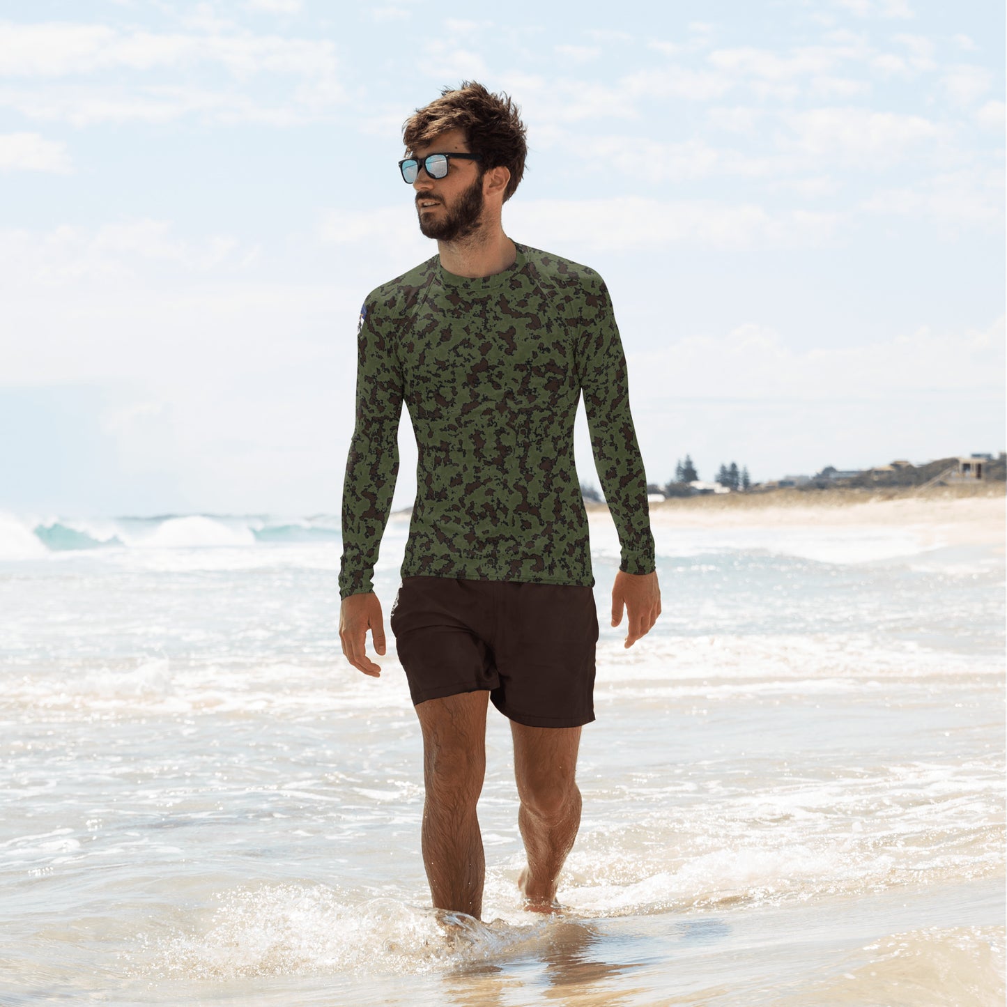 Frog Skin Camo Men's Rash Guard