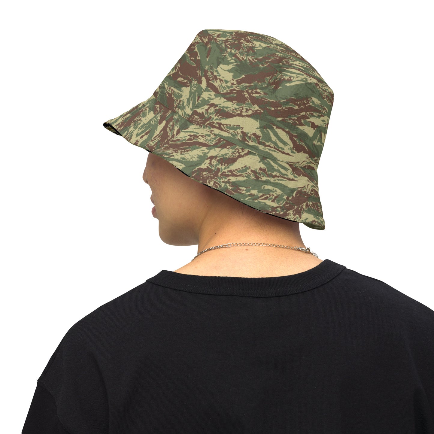Rhodesian Camo (Brown/Black) Reversible bucket hat
