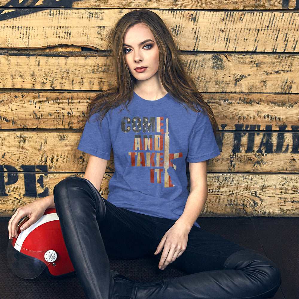 Come and Take It! (Red, White & Blue) Unisex t-shirt