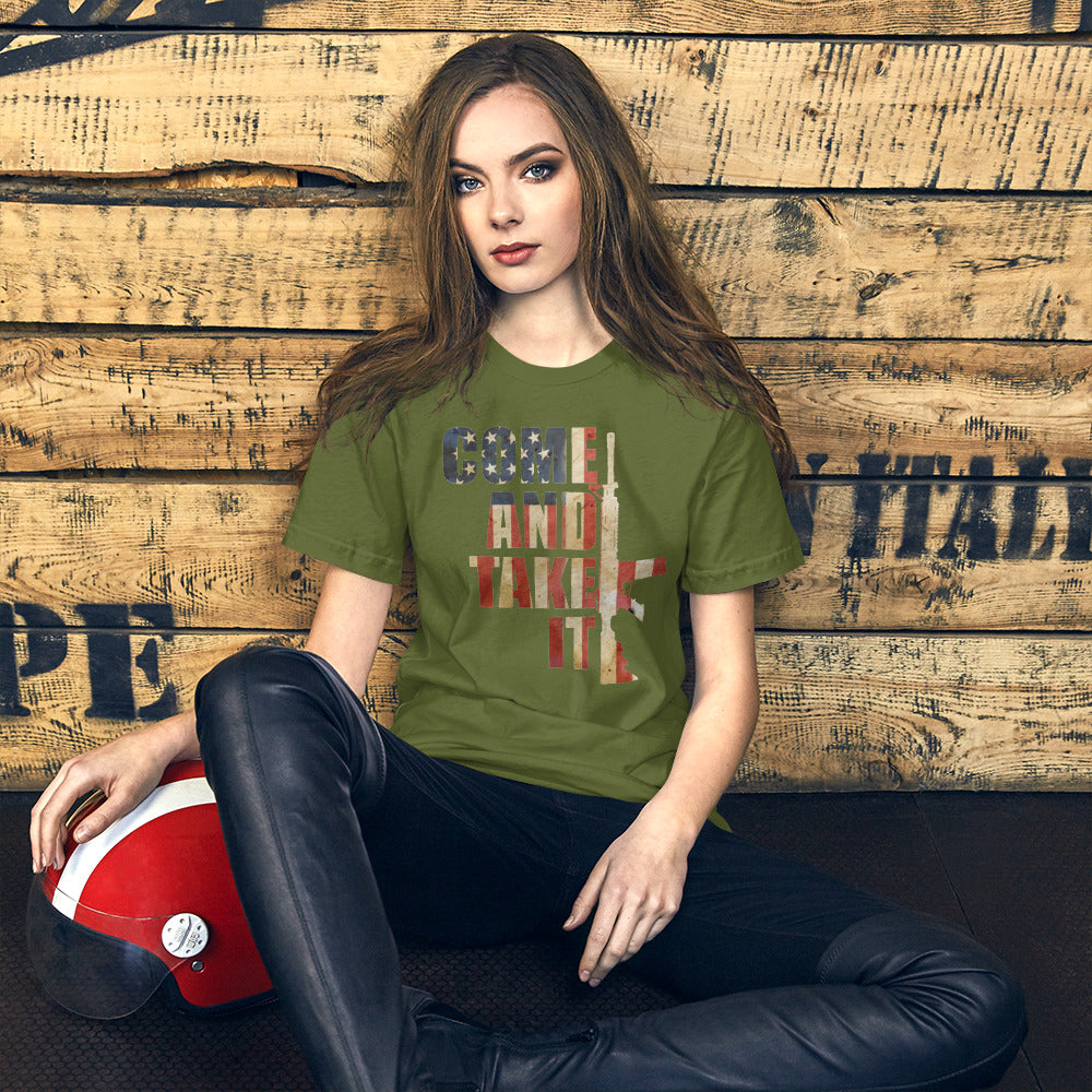 Come and Take It! (Red, White & Blue) Unisex t-shirt