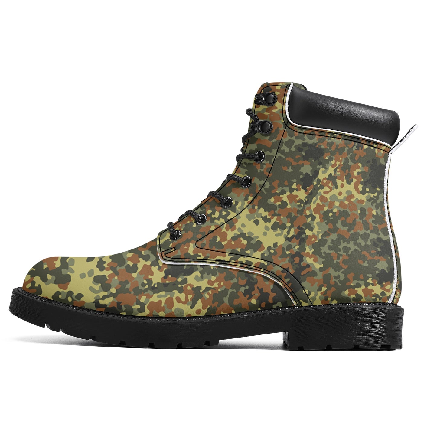 German Flectarn Camo (Brown) Mens All Season Leather Boots