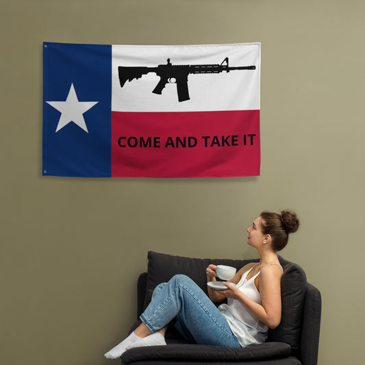Texas Come and Take It AR Flag