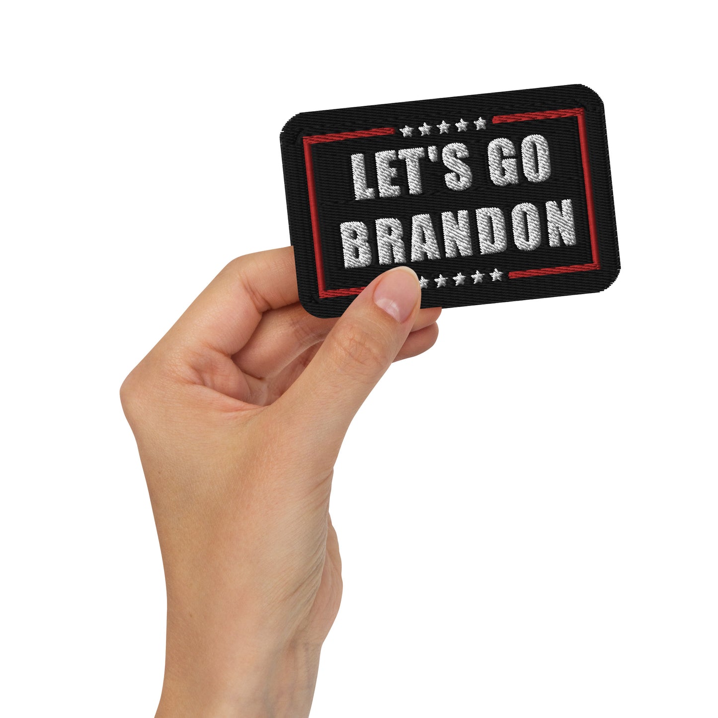 Let's Go Brandon Black patches