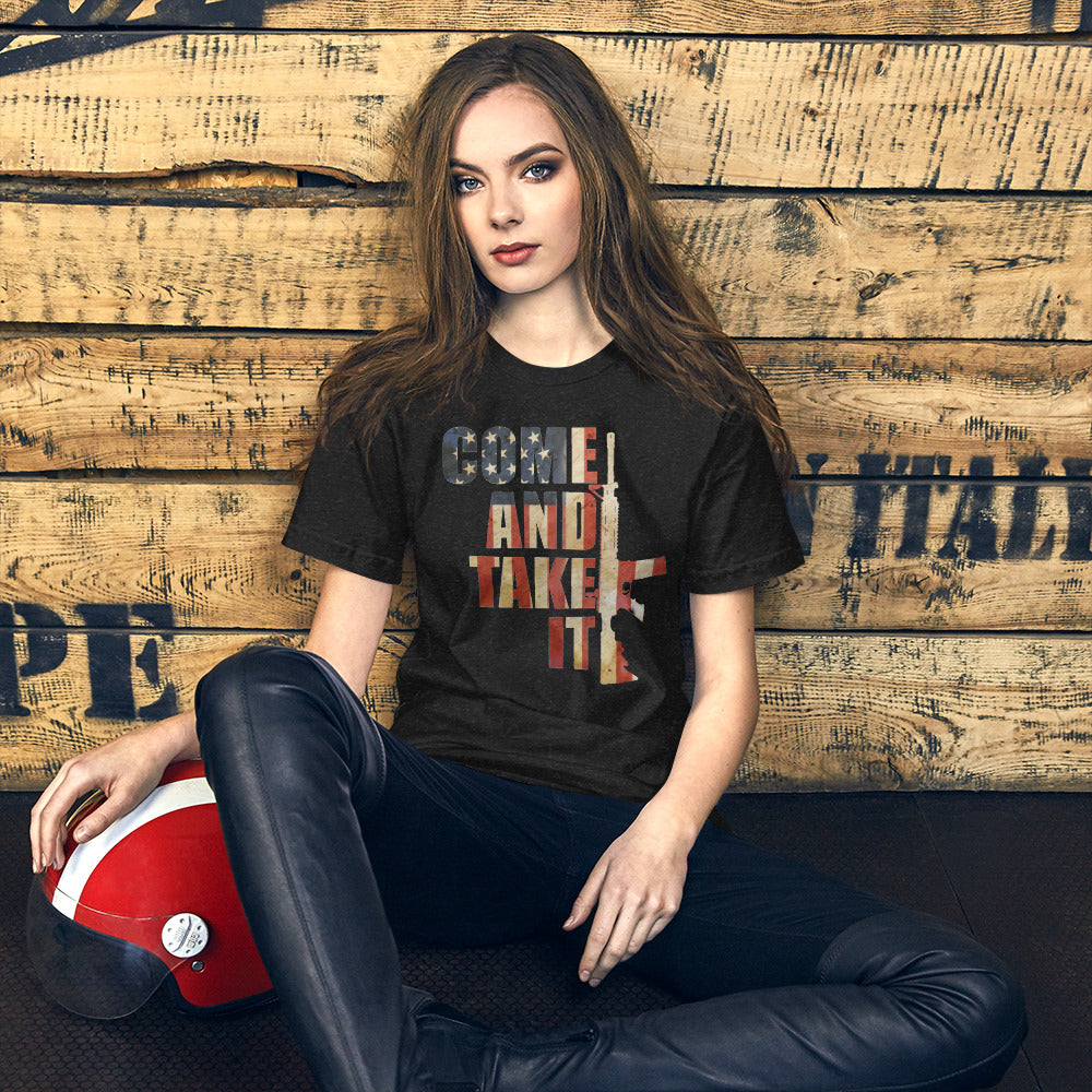 Come and Take It! (Red, White & Blue) Unisex t-shirt