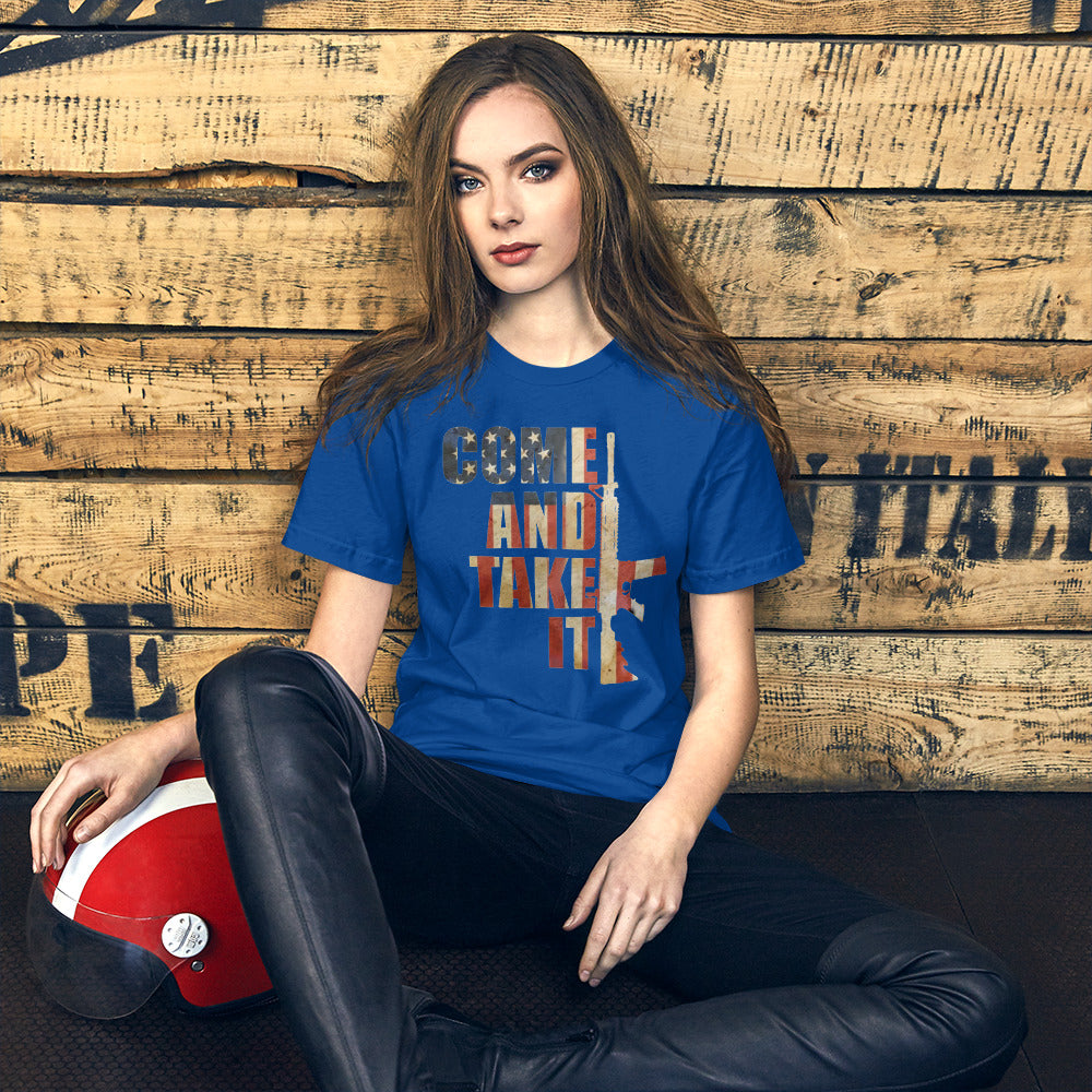 Come and Take It! (Red, White & Blue) Unisex t-shirt